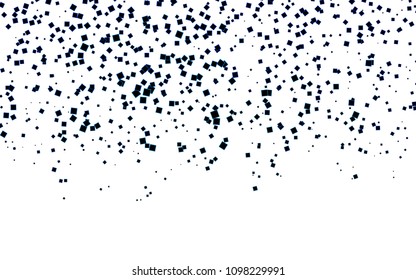 Light BLUE vector polygonal illustration, which consist of rectangles. Rectangular pattern for your business design. Geometric background in Origami style with gradient. 