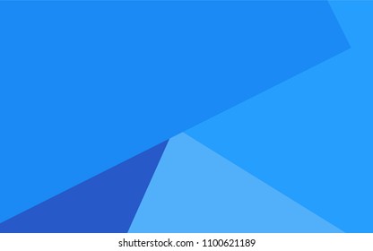 Light BLUE vector polygonal illustration consisting of rectangles. Rectangular design for your business. Creative geometric background in origami style with gradient.