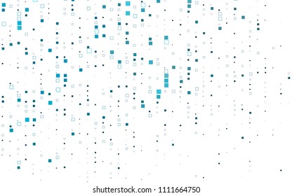 Light BLUE vector polygonal illustration consisting of rectangles. Rectangular design for your business. Creative geometric background in origami style with gradient.