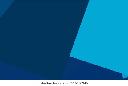 Light BLUE vector polygonal illustration consisting of rectangles. Rectangular design for your business. Creative geometric background in origami style with gradient.