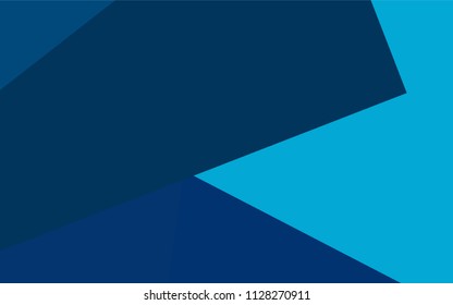 Light BLUE vector polygonal illustration, which consist of rectangles. Rectangular pattern for your business design. Geometric background in Origami style with gradient. 
