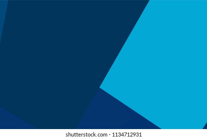 Light BLUE vector polygonal illustration consisting of rectangles. Rectangular design for your business. Creative geometric background in origami style with gradient.