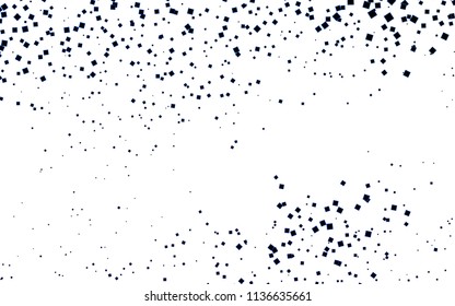 Light BLUE vector polygonal illustration, which consist of rectangles. Rectangular pattern for your business design. Geometric background in Origami style with gradient. 