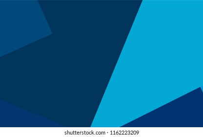 Light BLUE vector polygonal illustration consisting of rectangles. Rectangular design for your business. Creative geometric background in origami style with gradient.