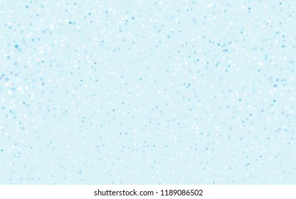 Light BLUE vector polygonal illustration, which consist of rectangles. Rectangular pattern for your business design. Geometric background in Origami style with gradient. 