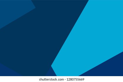Light BLUE vector polygonal illustration, which consist of rectangles. Rectangular pattern for your business design. Geometric background in Origami style with gradient. 