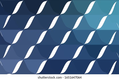 Ilustración poligonal vectorial AZUL claro, que consiste en triángulos. Diseño triangular para su negocio. Fondo geométrico creativo en estilo Origami con degradado