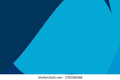 Ilustración policonal vectorial ligera AZUL, compuesta por rectángulos. Diseño rectangular para su negocio. Fondo geométrico creativo en estilo origami con degradado.