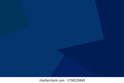 Light BLUE vector polygonal illustration, which consist of rectangles. Rectangular pattern for your business design. Geometric background in Origami style with gradient. 