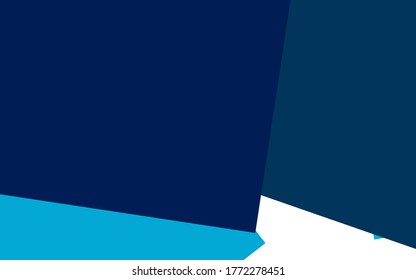 Light BLUE vector polygonal illustration consisting of rectangles. Rectangular design for your business. Creative geometric background in origami style with gradient.