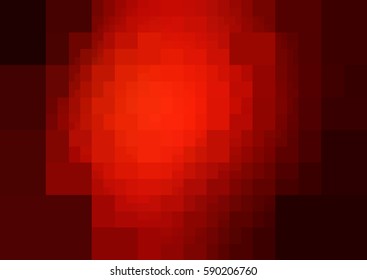 Light BLUE vector polygonal illustration, which consist of rectangles. Rectangular design for your business. Creative geometric background in Origami style with gradient