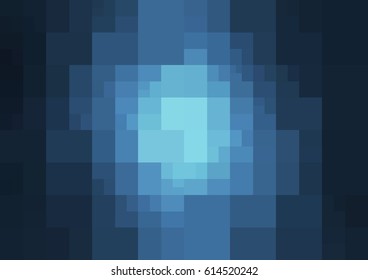 Light BLUE vector polygonal illustration, which consist of rectangles. Rectangular pattern for your business design. Geometric background in Origami style with gradient. 