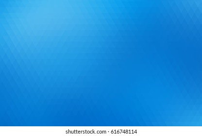 Light BLUE vector polygonal illustration, which consist of triangles. Triangular pattern for your business design. Geometric background in Origami style with gradient. 