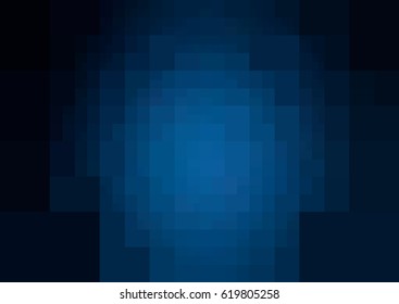 Light BLUE vector polygonal illustration, which consist of rectangles. Rectangular pattern for your business design. Geometric background in Origami style with gradient. 