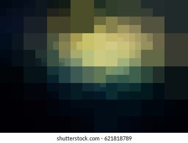 Light BLUE vector polygonal illustration, which consist of rectangles. Rectangular design for your business. Creative geometric background in Origami style with gradient