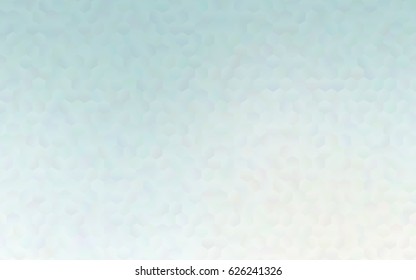 Light blue vector polygonal illustration, which consist of hexagons. Hexagonal design for your business. Creative geometric background in Origami style with gradient