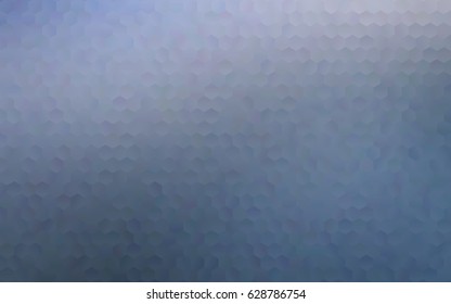 Light BLUE vector polygonal illustration, which consist of hexagons. Hexagonal pattern for your business design. Geometric background in Origami style with gradient. 