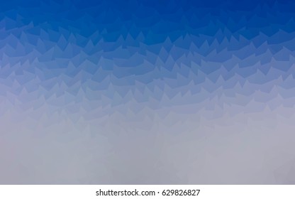 Light blue vector polygonal illustration, which consist of hexagons. Hexagonal pattern for your business design. Geometric background in Origami style with gradient. 