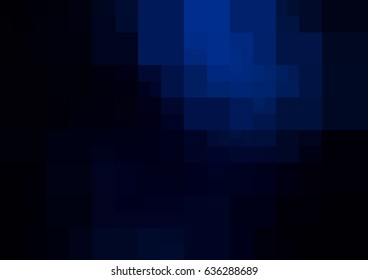 Light BLUE vector polygonal illustration, which consist of rectangles. Rectangular design for your business. Creative geometric background in Origami style with gradient