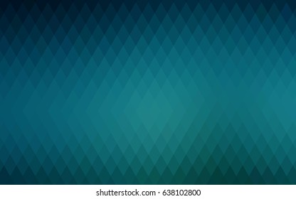 Light BLUE vector polygonal illustration consisting of rectangles. Rectangular design for your business. Creative geometric background in origami style with gradient.