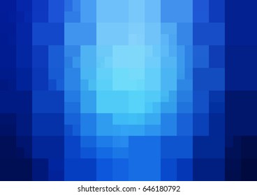 Light BLUE vector polygonal illustration, which consist of rectangles. Rectangular design for your business. Creative geometric background in Origami style with gradient