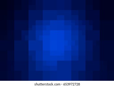 Light BLUE vector polygonal illustration, which consist of rectangles. Rectangular design for your business. Creative geometric background in Origami style with gradient