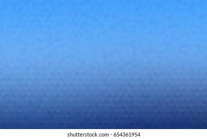 Light BLUE vector polygonal illustration, which consist of hexagons. Hexagonal design for your business. Creative geometric background in Origami style with gradient