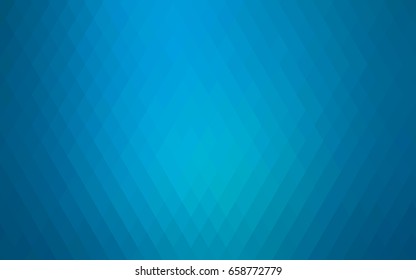 Light BLUE vector polygonal illustration consisting of rectangles. Rectangular design for your business. Creative geometric background in origami style with gradient.