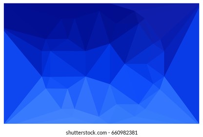 Light BLUE vector polygonal illustration, which consist of triangles with a gemstone in center. Triangular design of a huge diamond for your business. Creative geometric background of gems.