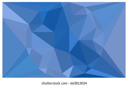 Light BLUE vector polygonal illustration, which consist of triangles with a gemstone in center. Triangular design of a huge diamond for your business. Creative geometric background of gems.