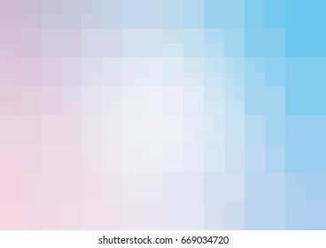 Light BLUE vector polygonal illustration, which consist of rectangles. Rectangular design for your business. Creative geometric background in Origami style with gradient