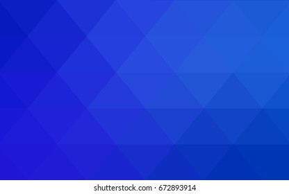 Light BLUE vector polygonal illustration, which consist of triangles. Triangular design for your business. Creative geometric background in Origami style with gradient