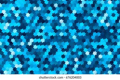 Light BLUE vector polygonal illustration, which consist of hexagons. Hexagonal design for your business. Creative geometric background in Origami style with gradient Light BLUE vector polygonal illustration, which consist of hexagons. Hexagonal design for your business. Creative geometric background in Origami style with gradient