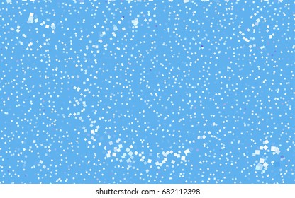 Light BLUE vector polygonal illustration, which consist of rectangles. Rectangular pattern for your business design. Geometric background in Origami style with gradient. 