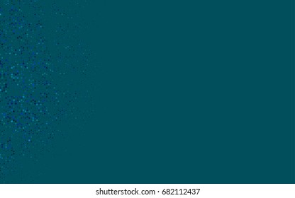 Light BLUE vector polygonal illustration, which consist of hexagons. Hexagonal pattern for your business design. Geometric background in Origami style with gradient. 