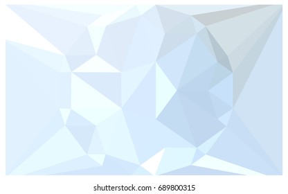 Light BLUE vector polygonal illustration, which consist of triangles with a gemstone in center. Triangular design of a huge diamond for your business. Creative geometric background of gems.