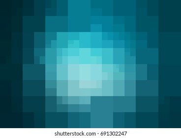 Light BLUE vector polygonal illustration, which consist of rectangles. Rectangular pattern for your business design. Geometric background in Origami style with gradient. 