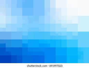 Light BLUE vector polygonal illustration, which consist of rectangles. Rectangular design for your business. Creative geometric background in Origami style with gradient
