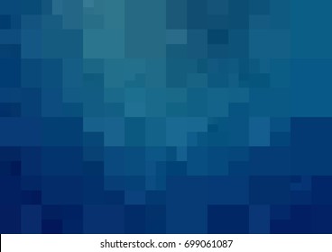 Light BLUE vector polygonal illustration, which consist of rectangles. Rectangular design for your business. Creative geometric background in Origami style with gradient
