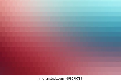 Light BLUE vector polygonal illustration, which consist of rectangles. Rectangular pattern for your business design. Geometric background in Origami style with gradient. 