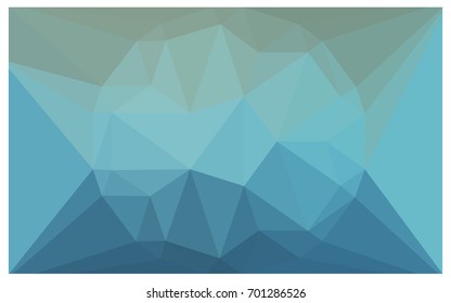 Light BLUE vector polygonal illustration, which consist of triangles with a gemstone in center. Triangular design of a huge diamond for your business. Creative geometric background of gems.