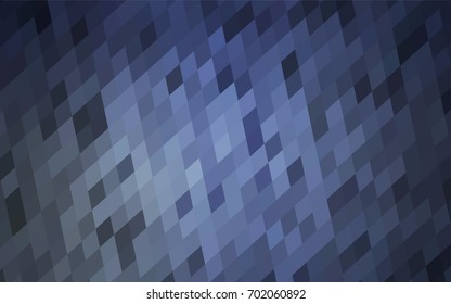 Light BLUE vector polygonal illustration, which consist of rectangles. Rectangular pattern for your business design. Geometric background in Origami style with gradient. 