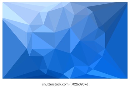 Light BLUE vector polygonal illustration, which consist of triangles with a gemstone in center. Triangular design of a huge diamond for your business. Creative geometric background of gems.