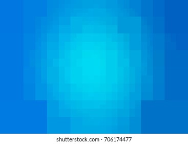 Light BLUE vector polygonal illustration, which consist of rectangles. Rectangular design for your business. Creative geometric background in Origami style with gradient
