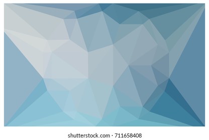 Light BLUE vector polygonal illustration, which consist of triangles with a gemstone in center. Triangular design of a huge diamond for your business. Creative geometric background of gems.
