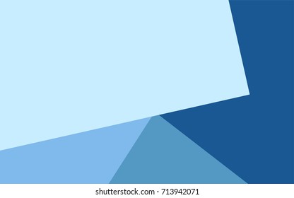 Light BLUE vector polygonal illustration consisting of rectangles. Rectangular design for your business. Creative geometric background in origami style with gradient.