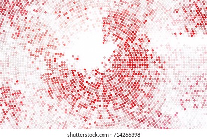 Light BLUE vector polygonal illustration consisting of rectangles. Rectangular design for your business. Creative geometric background in origami style with gradient.
