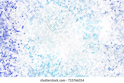 Light BLUE vector polygonal illustration consisting of rectangles. Rectangular design for your business. Creative geometric background in origami style with gradient.