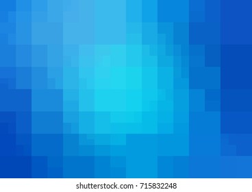 Light BLUE vector polygonal illustration, which consist of rectangles. Rectangular design for your business. Creative geometric background in Origami style with gradient