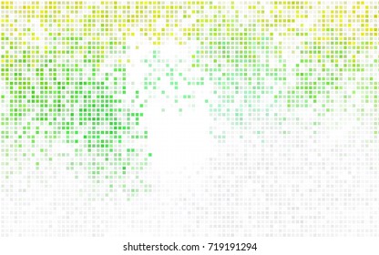 Light BLUE vector polygonal illustration consisting of rectangles. Rectangular design for your business. Creative geometric background in origami style with gradient.